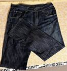 Y2K Brooklyn Express Baggy Wide Leg Jeans Men’s Size 38x34 Denim Blue Hip Hop
