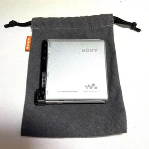 Sony MZ-RH1 Walkman Hi-MD Mini Disc Recorder Player w/ Power Cable Tested Used - Picture 1 of 15