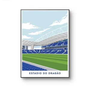 Póster Estádio do Dragão, póster de fútbol de Oporto, póster del estadio de Oporto, impresión A4 - Imagen 1 de 4