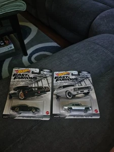 HOT WHEELS FAST & FURIOUS '77 Pontiac Firebird T/A & '70 CHEVY NOVA SS SEALED - Picture 1 of 7