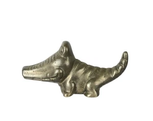 Vintage Messing Mid Century Modern Stil Alligator/Krokodil Schnickschnack Figur - Bild 1 von 8