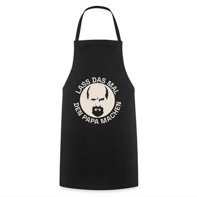 SPREADSHIRT Grembiule da cucina Stromberg Lass Das Mal Den Papa Maken