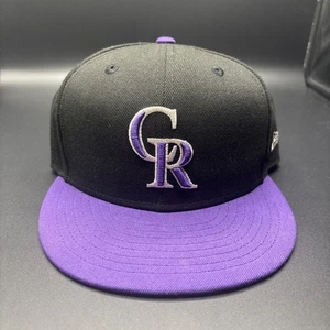 NWOT Colorado Rockies New Era Alternate Authentic On-Field 59FIFTY Fitted 7 3/8 - Picture 1 of 6