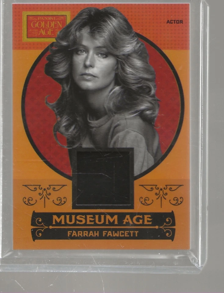 FARRAH FAWCETT WORN RELIC MEMORABILIA CARD #8 2014 GOLDEN AGE CHARLIE'S ANGELS - Image 1 of 2