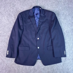 Michael Kors Blazer Mens 44 Short Navy Blue Suit Jacket Sports Coat Modern Fit - Picture 1 of 13