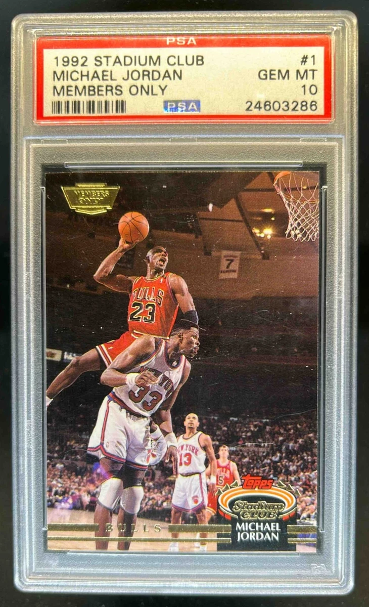 Michael Jordan PSA 10 Graded Basketball Trading Cards for sale | eBay