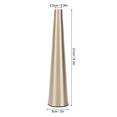 Kleine Blumenvase Innovative Nordische Aluminium Dekorative Schmaler Hals Taper - Bild 1 von 4