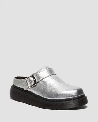 Zapatos de plataforma Dr. Martens Silver Laketen Mules con cordones para hombre talla 9 para mujer 10 Foto 1 de 4