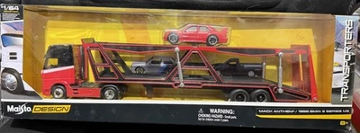 Transportador Maisto Design 1/64 (Mack Anthem con BMW Serie 3 M3 1988) Foto 1 de 4