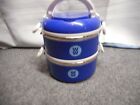 WEIGHT WATCHERS WW STACKABLE BOWLS STORAGE CONTAINERS BLUE