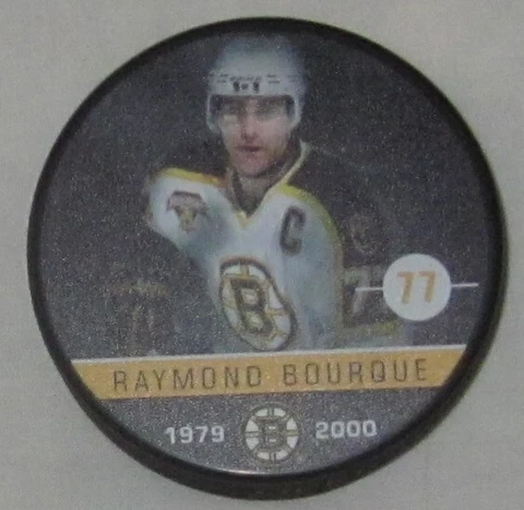Raymond Bourque Boston Bruins NHL Alumni Photo Hockey Puck Cover