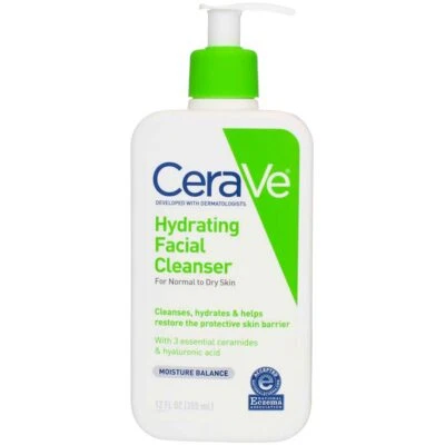 Limpiador facial hidratante CeraVe 12 oz (paquete de 5) Foto 1 de 4