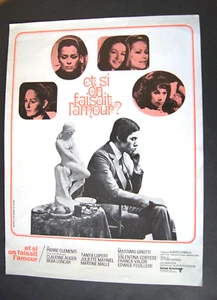 SYNOPSYS / ET SI ON FAISAIT L' AMOUR 1968 / P CLEMENTI / C AUGER... - Picture 1 of 2
