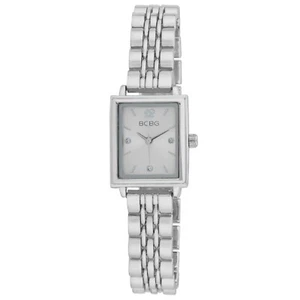 BCBG Women's 21mm Classic Tank Link Bracelet Watch (BCBG011) - Picture 1 of 13