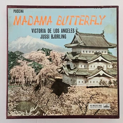 ASD 373-375 ED1 W/G Madama Butterfly Puccini Los Angeles 3LP EMI Box Set - Image 1 of 4