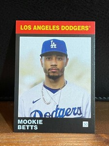2021 Topps 582 Montgomery Club Exclusive Set #5 LA Dodgers MOOKIE BETTS