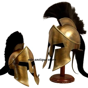 Mittelalter Rüstung König Griechisch Spartaner 300 Römer Helm Halloween Geschenk Wohndeko - Bild 1 von 8
