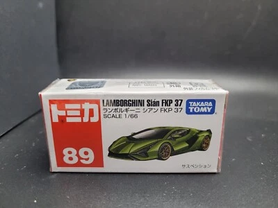 Tomica #89 Lamborghini Sián FKP escala 37 1/66 *Vendedor de EE. UU.* Foto 1 de 2