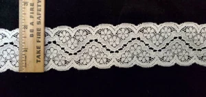 Vintage/Antique White, Cotton Insertion, Lace 10 Yards - Picture 1 of 1