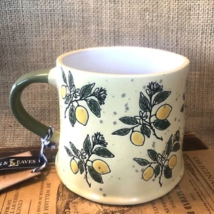 Lemon Mug by Lemons & Leaves NWT - Picture 1 of 3
