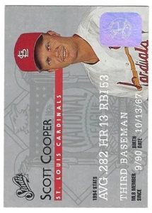 Scott Cooper #169 - Donruss Baseball Card - 1995 Studio - NM - Picture 1 of 2