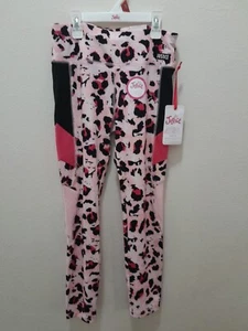 Girls Justice Blocked Leggings Size Medium 10 Pants NWT - Picture 1 of 3