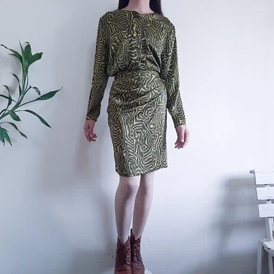 NOVESPAZIO Conjunto Blusa Falda Estampado Abstracto Mujer Conjunto Dos Piezas Talla Xs Foto 1 de 4