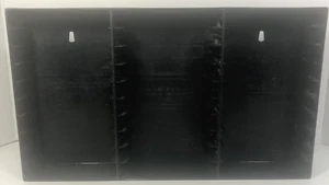 Black Case Logic Cassette Rack Wall Mountable Storage Holder Shelf for 30 Tapes - Picture 1 of 11