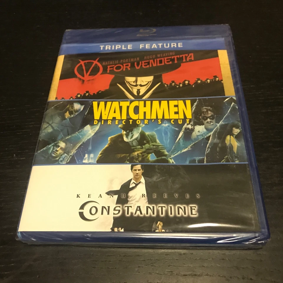 NEW "V for Vendetta / Watchmen / Constantine" Blu-ray  with slipcover - Image 1 of 1