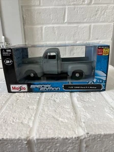 1948 Ford F-1 Pickup Truck Gray 1/25 Diecast Model by Maisto - Picture 1 of 7