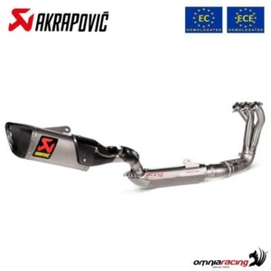 Akrapovic complete exhaust approved titanium Yamaha Tracer 900/GT 2021-2023 - Picture 1 of 7