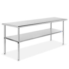 Stainless Steel Commercial Kitchen Work Food Prep Table - 72" x 30"