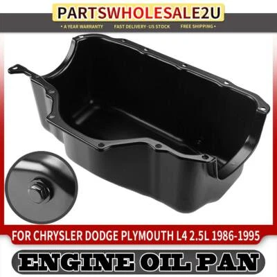 Sumidero de cárter de aceite de motor para Chrysler Town & Country Caravan Plymouth Voyager L4 2,5 L Foto 1 de 4