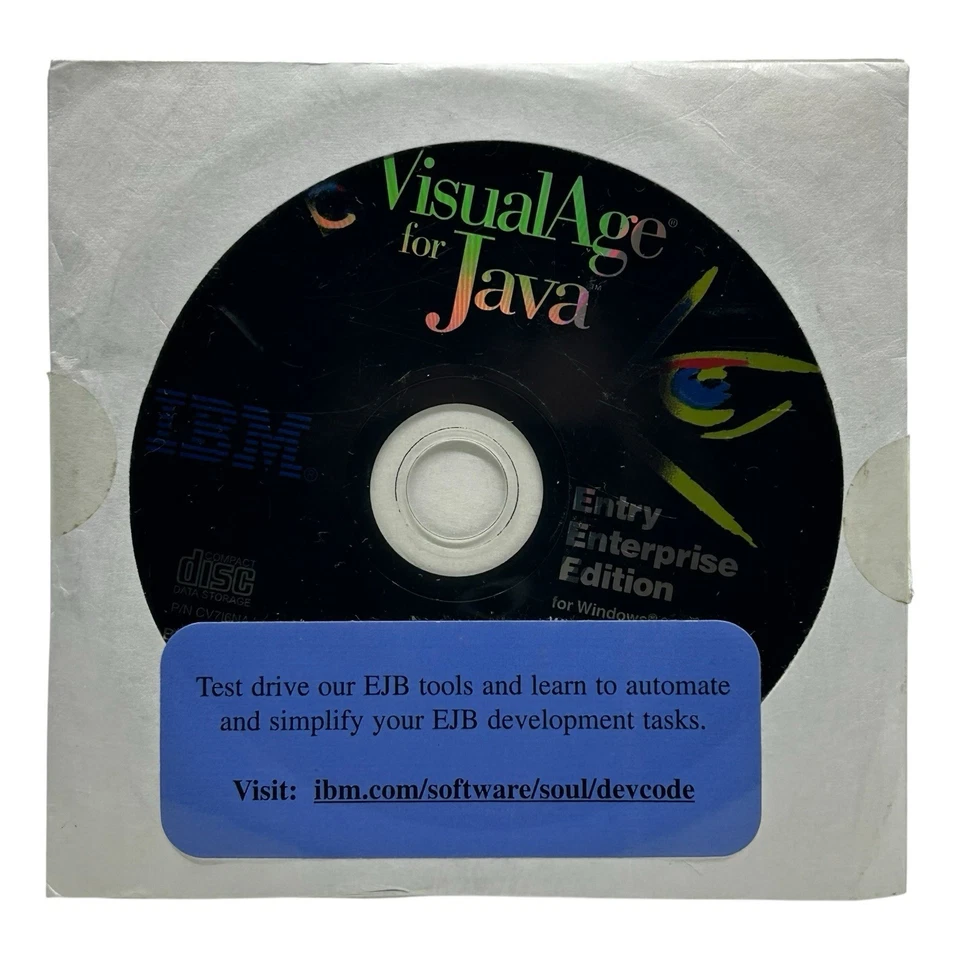 IBM VisualAge for Java Entry Enterprise Edition & DB2 Universal Database 6.1 - Image 1 of 2