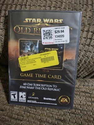 Star Wars: The Old Republic 60-Day Pre-paid (PC, 2011) Lucas Arts Factory Sealed - Image 1 of 4