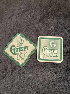 Posavasos de cerveza Gosser de colección German Gosser Plus raro - Imagen 1 de 2