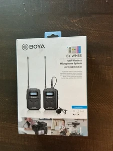 BOYA BY-WM6S UHF Wireless Microphone for Smartphone DSLR Camcorder Audio Recorde - Picture 1 of 5
