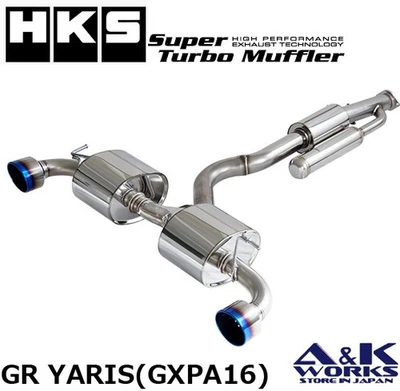 HKS 31029-AT006 SUPER TUBO SILENCIADOR Sistema de escape para GR YARIS GXPA16 G16E-GTS Foto 1 de 3