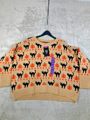 Suéter Vince Camuto Otoño Halloween Mujeres 2X-Grande Tejido Cuello Redondo Nuevo con Etiquetas Foto 1 de 4