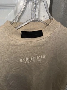 Fear of God Essentials TeeDusty BeigeSIZE 10 (Boys) Gently used - Picture 1 of 9