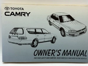 TOYOTA CAMRY OWNER'S MANUAL Original Vintage GLOVEBOX HANDBOOK 1995 - Picture 1 of 4