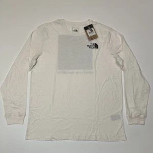 The North Face Mens Shirt Size XL Extra Large White Long Sleeve Outdoor - Picture 1 of 13