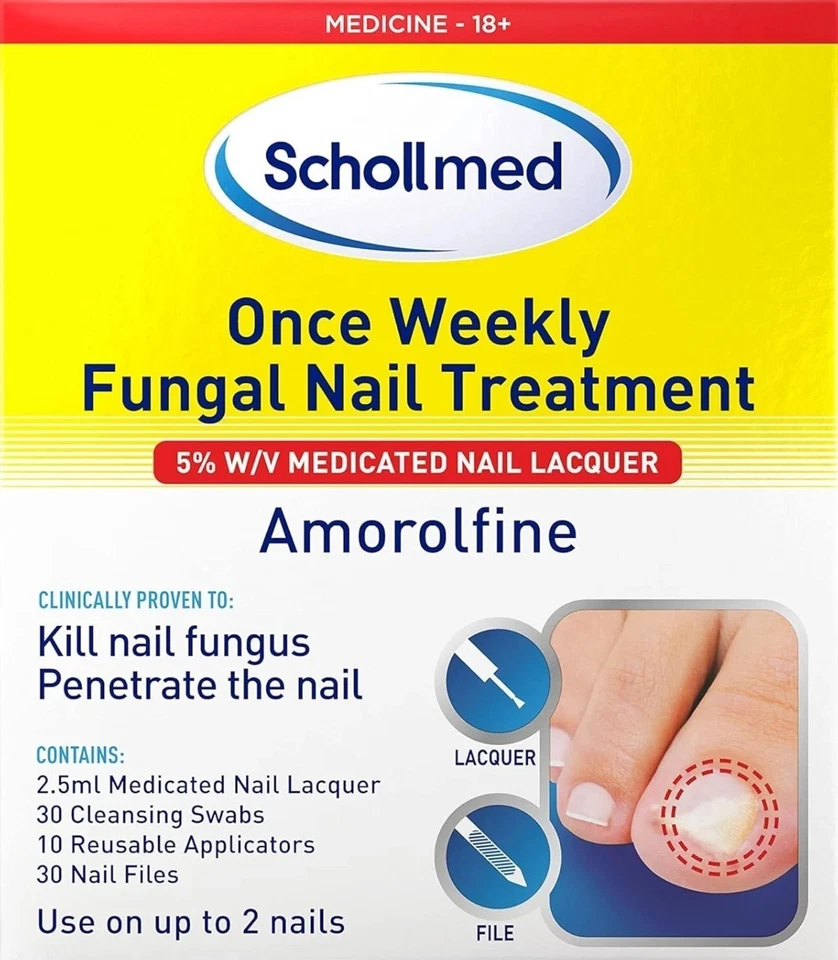 Scholl Med | Once Weekly Fungal Nail Treatment | Amorolfine | 5 % W/ V Medicated - Image 1 of 4