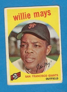 1959 Topps HOF Willie Mays San Francisco Giants #50 - Picture 1 of 2