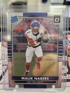 2024 Donruss Optic '14 Retro Series #5 Malik Nabers RR RC - New York Giants KR - Bild 1 von 2