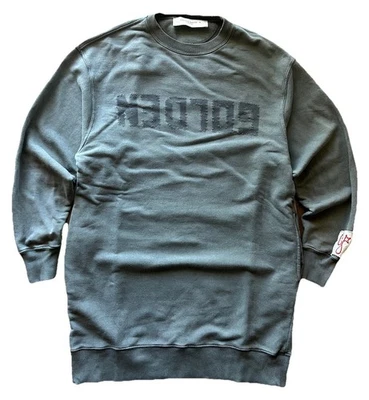 Golden Goose Oversized Big Font Print Crewneck Sweater SzXL - Image 1 of 4