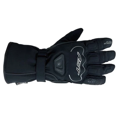 Guante de motocicleta RST Axiom Heated CE para hombre WP negro Foto 1 de 4