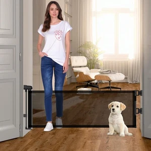 14" H Versteck kurzes Hunde Welpen Tor - einziehbarer Netz Sicherheitszaun, erweiterbar... - Bild 1 von 9