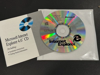 Disco Microsoft Internet Explorer 4.0 Windows 95 NT con instrucciones de instalación Foto 1 de 3