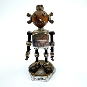 Vtg 1950’s National Screw And Mfg Co Cleveland, Advertising Robot NAT Mascot - Picture 1 of 16